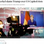 Merkel slams Trump