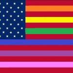 Rainbow US Flag