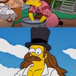 Marge and Flanders