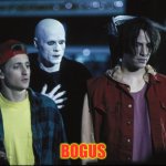 Bogus | BOGUS | image tagged in bill ted bogus journey | made w/ Imgflip meme maker