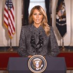 Melania Trump farewell speech
