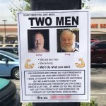 Two Men Obvious Plant