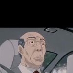 Man in a car (he really gets shocked, unlike my other meme) GIF Template