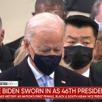 Joe Biden sworn in meme