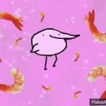 Dancing Berd Flamingo GIF Template