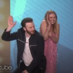 Chris Evans harassing Elizabeth Olsen