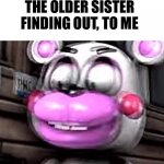 *true event* Then why does your 11 YEAR OLD sister have this kind of things, stop saying shame on you when I MYSELF am educating | ME TELLING A CHILD WHY MICHAEL X ENNARD IS WRONG; THE OLDER SISTER FINDING OUT, TO ME | image tagged in helpy has found your sins unforgivable | made w/ Imgflip meme maker