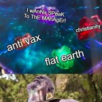 H*ck you karen | Live laugh love; jilly juice; I wAnNa SPeaK To ThE MAnAgEr! christianity; anti vax; flat earth; karen | image tagged in thanos infinity stones | made w/ Imgflip meme maker