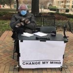 Change Bernie's mind