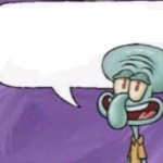 Squidward Talking