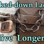 Locked-down Ladies | Locked-down Ladies; live  Longer | image tagged in padlocked latch,coronavirus,covid-19,isolation,women rights,safety | made w/ Imgflip meme maker