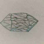 Mosaic quartz crystal