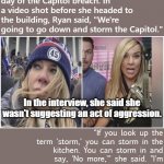 Jenna Ryan Storm the Capitol meme