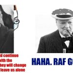 Chamberlain vs. Churchill meme