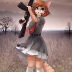 Furry with an AK-107