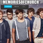 MemoriesofChurch new 1D announcement