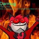 darmug's announcement template meme