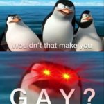 Wouldn't that make you gay