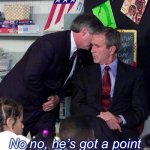 George W. Bush 9/11 no no he’s got a point