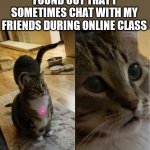 Who else occasionally chat with friends or scroll through IMGFLIP during online class? | ME IF MY PARENTS FOUND OUT THAT I SOMETIMES CHAT WITH MY FRIENDS DURING ONLINE CLASS | image tagged in do it debra pull the trigger | made w/ Imgflip meme maker