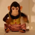 Clapping Cymbal Chimp Toy GIF Template