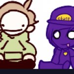 Purple guy and dream but odd