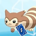 Furret reverse card