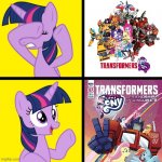 Choose the Transformers MLP Sequel | image tagged in twilight sparkle disapproves/approves,transformers,my little pony,equestria girls | made w/ Imgflip meme maker