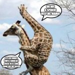 Spider Baby on Mother Giraffe | OH NO!
A SPIDER!
HELP ME, MAMA! IT'S ALL RIGHT,
YOU'LL SOON GET
USED TO IT. AND 
COME OFF MY BACK! | image tagged in scared giraffe | made w/ Imgflip meme maker