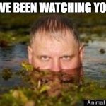 crazy stalker be like | I'VE BEEN WATCHING YOU | image tagged in sneaky man | made w/ Imgflip meme maker