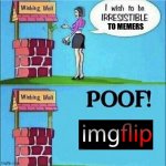 I wish to be irresistible to men | TO MEMERS | image tagged in i wish to be irresistible to men | made w/ Imgflip meme maker