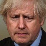 Sad Boris Johnson
