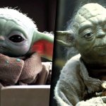 Grogu/Yoda meme