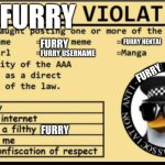 No furry violation