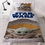 Baby Yoda themed hotel room
