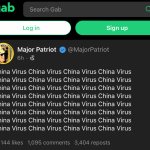 Gab China virus