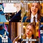 I uh (lol) | THIS IS JUST A MOUSE; WITH A PEACE OF SH*T OF STICKMAN; SH*T! NEVER WORKED; I UH | image tagged in tom got confused,lol | made w/ Imgflip meme maker