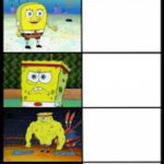 sponge man workout | ME BE4 THE GYM; ME 2 HOURS AFTER | image tagged in sponge man workout | made w/ Imgflip meme maker