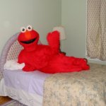 Elmo ready for bed