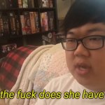 How the fuck does she have a job