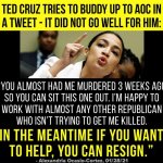 AOC roasts Ted Cruz