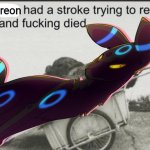 Umbreon had a stroke