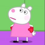 Unamused Suzy Sheep (Peppa Pig) meme