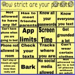 Strict parent bingo