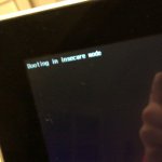 Booting in Insecure Mode Computer