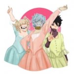 shigaraki, toga, and dabi  the villian sisters meme
