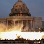 Capitol riot assault attack on democracy meme
