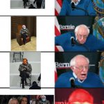 I’m once again asking for more memes! | image tagged in burnie sanders reaction,memes,funny,bernie sitting | made w/ Imgflip meme maker