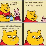 It gets annoying sometimes | WHEN YOU STEP OUTSIDE AND SOMEONE RANDOMLY THROWS A FRIDGE AT YOU | image tagged in i love honey,fridge,winnie the pooh,throw | made w/ Imgflip meme maker