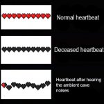 Minecraft heartbeat meme